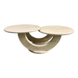 Italian travertine coffee table