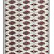 Turkman Runner Rug, Handmade Bukhara Geometric Ivory Runner for Sale