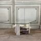Brutalist Travertine Coffee Table by Willy Ballez