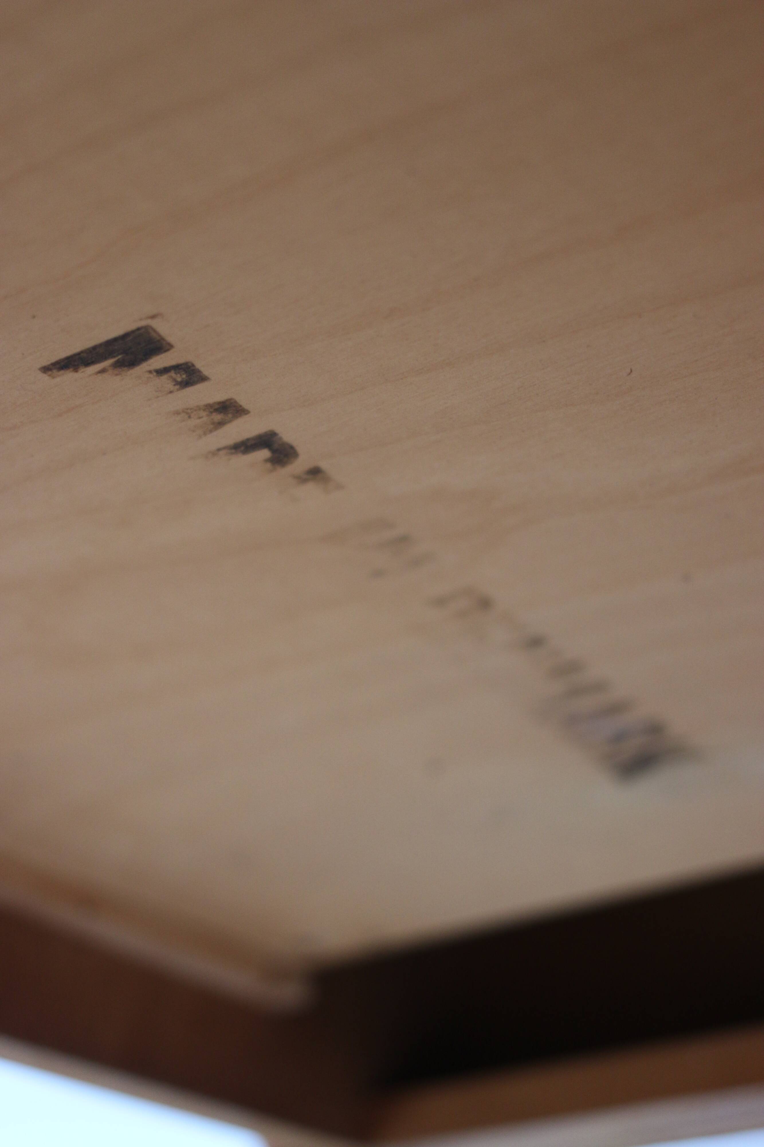 Scandinavian vintage teak desk 1960