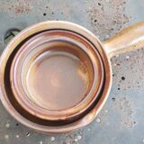 Vintage fondue pot and frying pan set