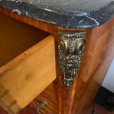 Belle commode marbre noir