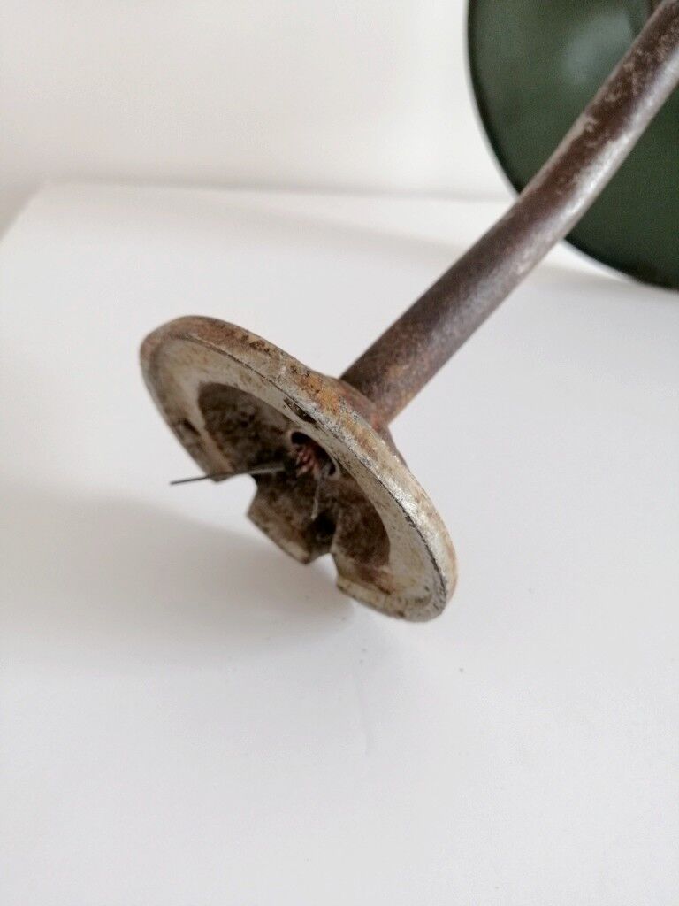 Swan neck sconce in enamelled sheet metal 50