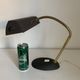 Vintage 1960s black and gold Aluminor banker's desk lamp - 45cm