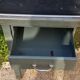 Vintage green metal industrial desk – 1950s