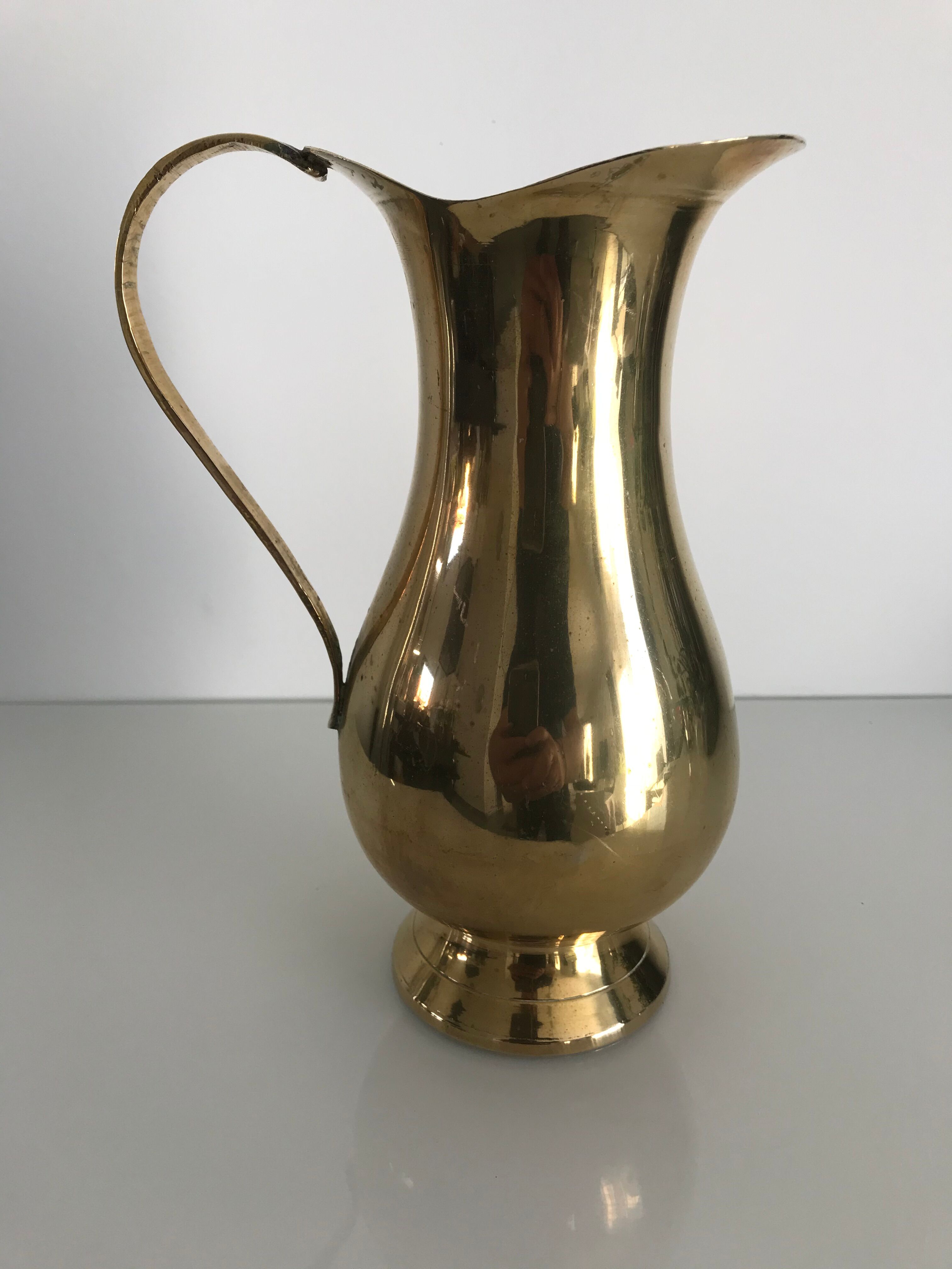 Brass pitcher