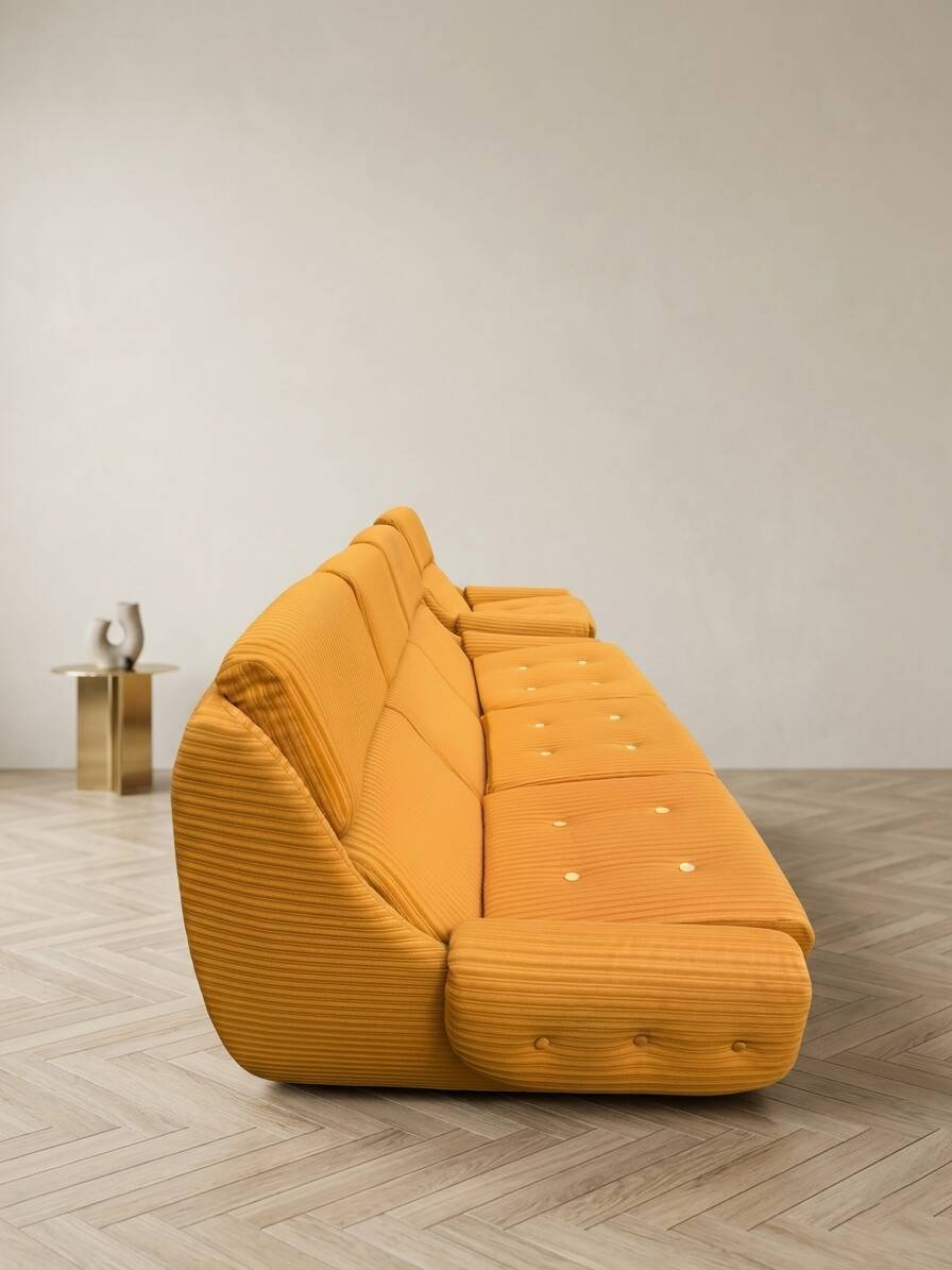 Living room set, mid-century, Jitona, 1970s, Czechoslovakia