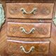 Pair of Louis XV style bedside tables with rosewood marquetry