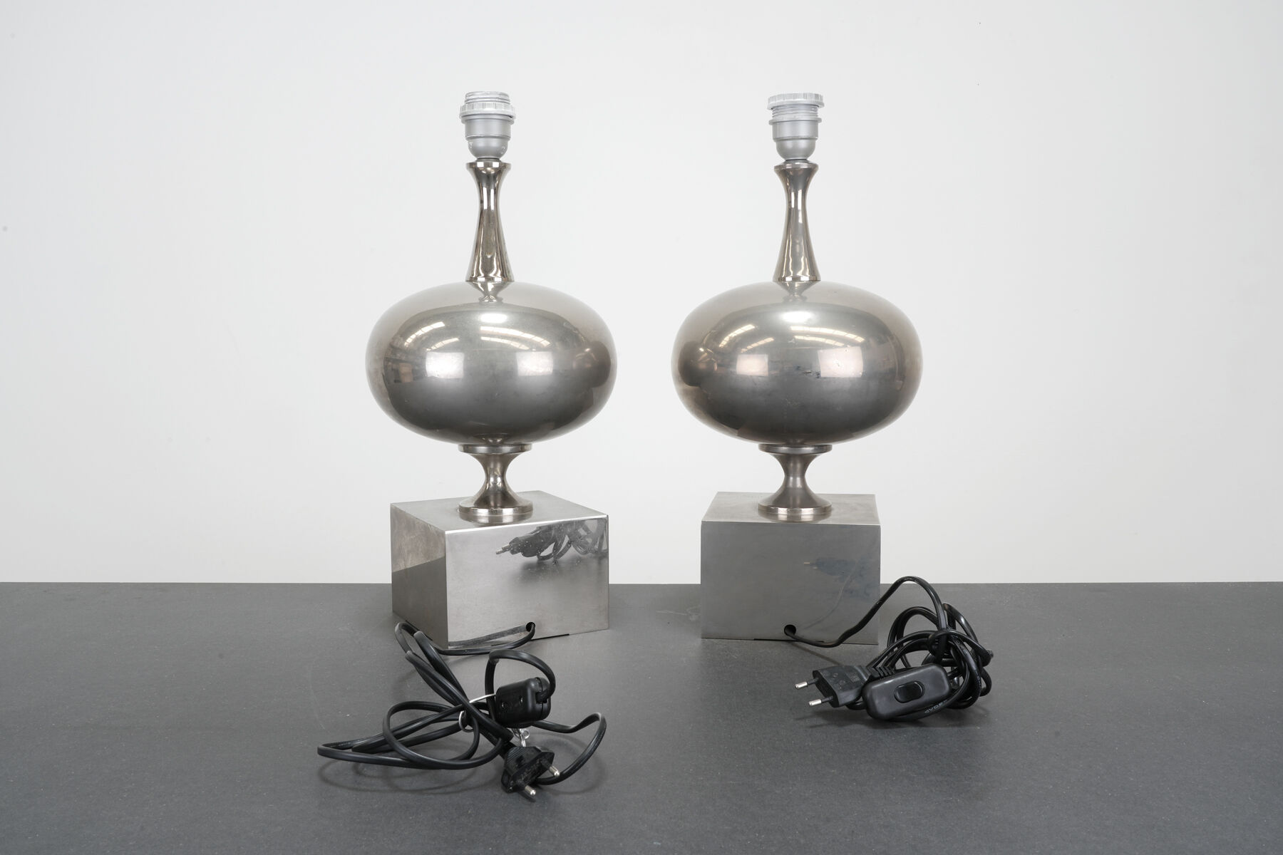 Pair of lamps by Philippe Barbier circa 1970