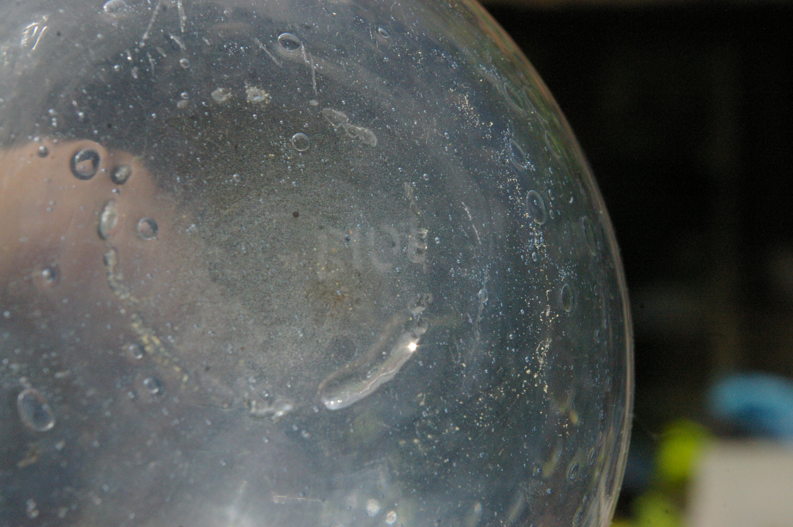 Soliflore vase in bubbled glass from Biot