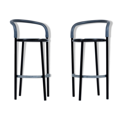 Paire de tabourets Fritz Hansen par Niels Gammelgaard avec Lars Mathiesen 1987