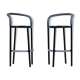 Paire de tabourets Fritz Hansen par Niels Gammelgaard avec Lars Mathiesen 1987