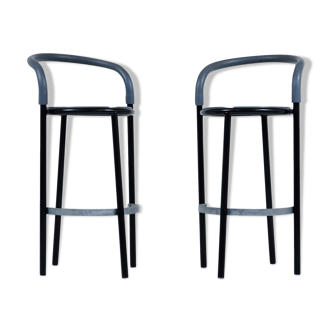 Pair of Fritz Hansen stools by Niels Gammelgaard with Lars Mathiesen 1987