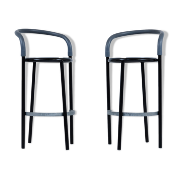 Paire de tabourets Fritz Hansen par Niels Gammelgaard avec Lars Mathiesen 1987