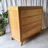 Commode vintage pieds compas