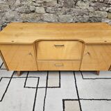 Small vintage sideboard 1960 compass foot