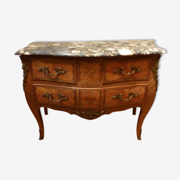 Louis XV style dresser on marble