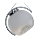 Chrome and frosted glass suspensions by AV Mazzega