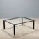 Vintage coffee table Azucena Chromed Stripes design Italy 1960s-70s