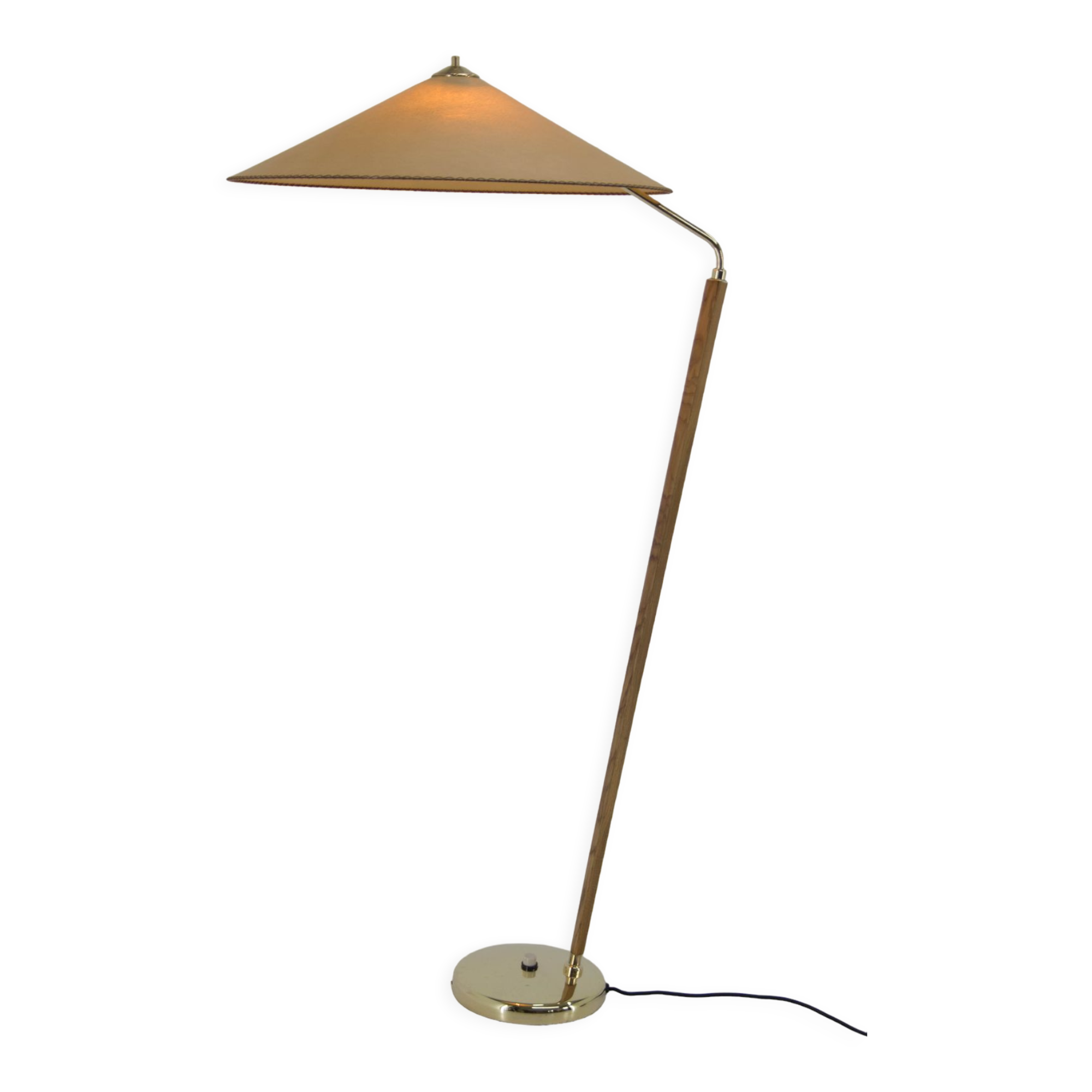 1960 Midcentury Floor Lamp "Japanese style" by Zukov, Czechoslovakia