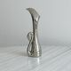 Shiny metal vintage soliflore