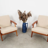 Beech armchair, Danish design, 1970s, production: Denmark
