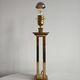 Hollywood Regency table lamp in gilded brass in the style of Willy Rizzo from the 1960s.