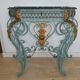 Magnificent Louis XV style iron and marble console