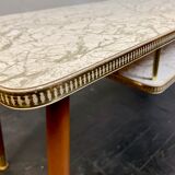 Vintage Coffee Table With Shelf Formica #D12