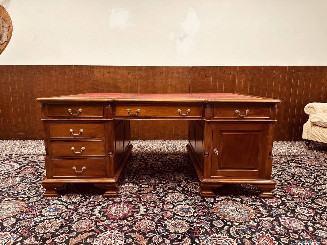 Antique English Desk Partnerdesk