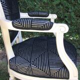 Fauteuil cabriolet style Louis XVI