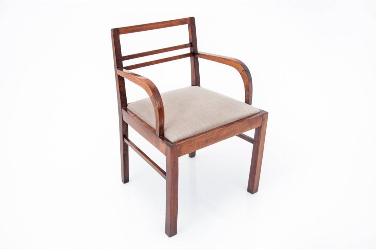 Art Deco armchair, Poland, 1930s. After renovation.