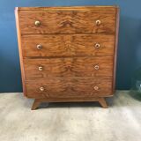 Vintage dresser with compass feet