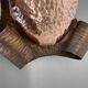 rare handmade solid copper Stilnovo Style Theatre Wall Light, Italy 1950s