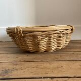 Rattan wicker pan