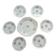 Set of flat dessert service and 6 plates l'Amandinoise St-Amand
