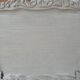 Patinated metal tray linen