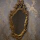 Vintage gold baroque mirror / wall mirror