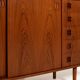Danish teak sideboard with sliding doors, 1960s