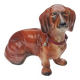 Large dachshund in German porcelain Cortendorf
