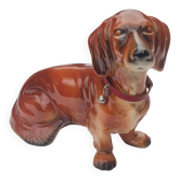 Large dachshund in German porcelain Cortendorf