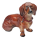 Large dachshund in German porcelain Cortendorf