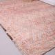 Tapis marocain vintage rose 205 x 303 cm, tapis en laine berbère, tapis berbère boho