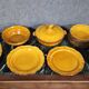 vintage ceramic tableware in yellow – Faience from Haute Provence