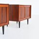 Pair of IB Kofod-Larsen cabinets in rosewood, Faarup, Denmark 1960.