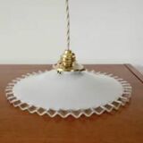 Pendant in serrated opaline early 20th century