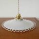 Pendant in serrated opaline early 20th century