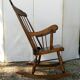 Rocking chair wooden armchair 1960