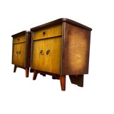 Set of 2 vintage mini cabinets/bedside tables