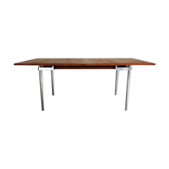 Table Hans Wegner par Andreas Tuck des années 1960 en teck